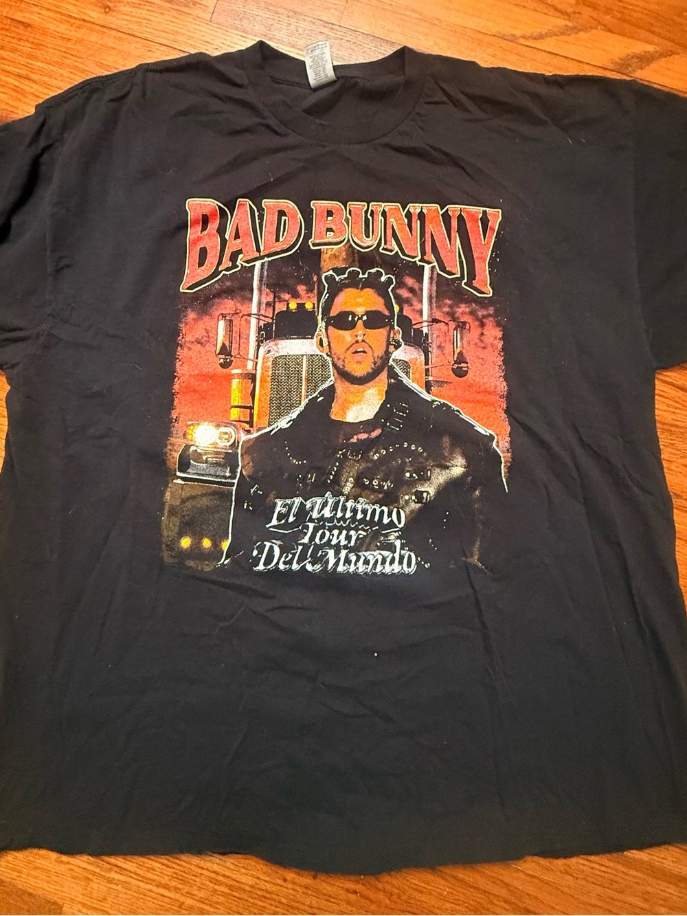 Gildan Heavy Cotton Bad Bunny El Ultimo Tour Del Mundo 2022 Double-Sided 2XL